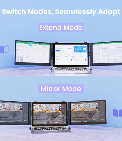 Hyangin S8 Pro 14" Foldable Triple Laptop Monitor