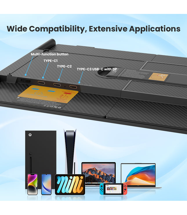 Hyangin S8: The Ultra-Light 14" Portable Laptop Screen Extender