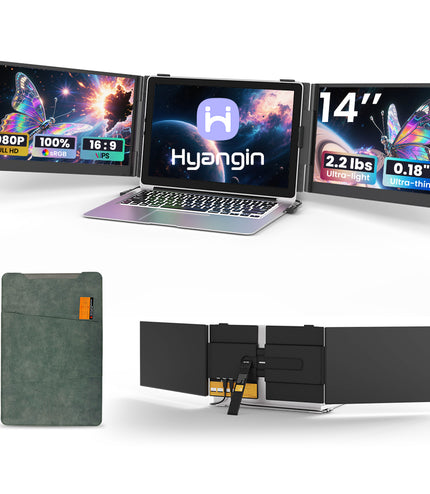 Hyangin S8 Pro 14" Foldable Triple Laptop Monitor