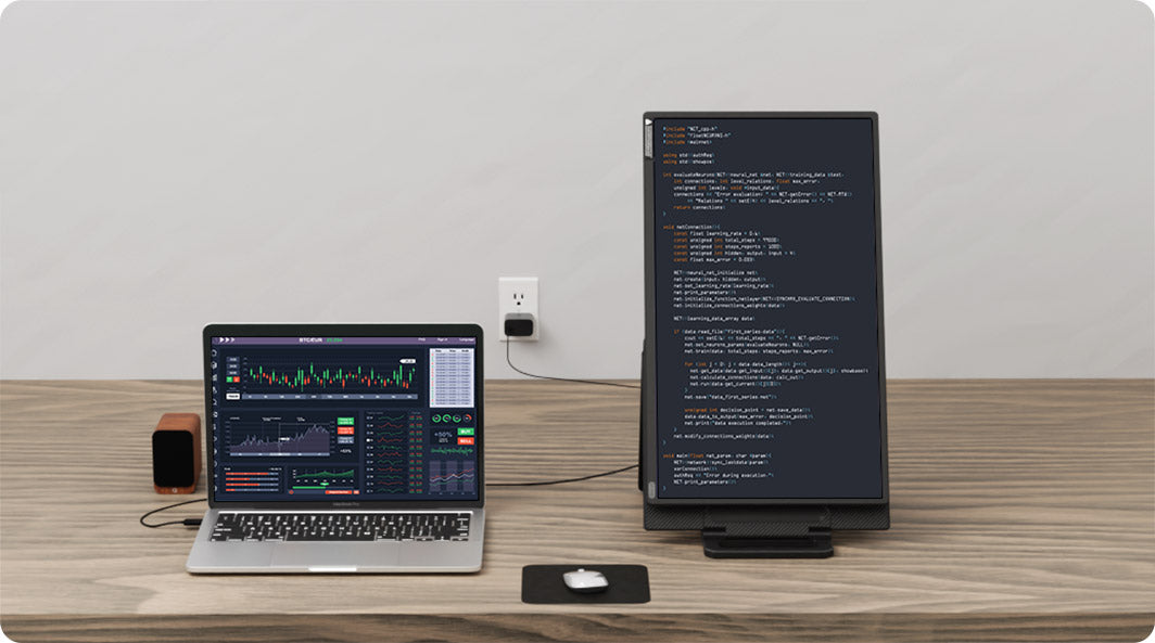 Optimize for vertical content—ideal for coding, reading long documents, or monitoring stock feeds.