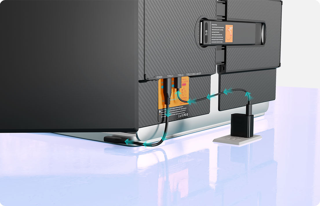 Seamless Connectivity & 100W Pass-Through Charging